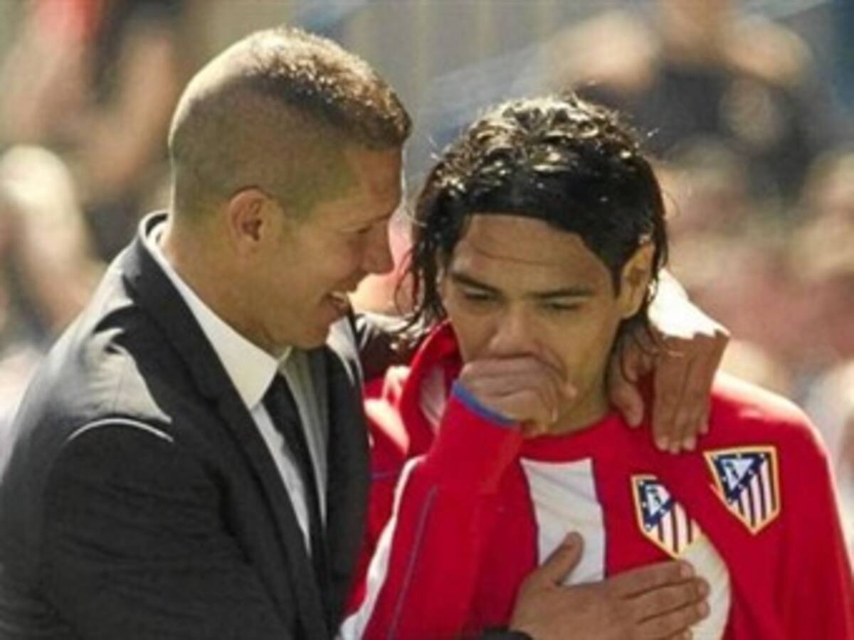 Simeone: “Me pone contento todo lo bueno que le pasa a Falcao”