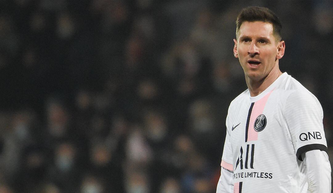 Lionel Messi con el PSG