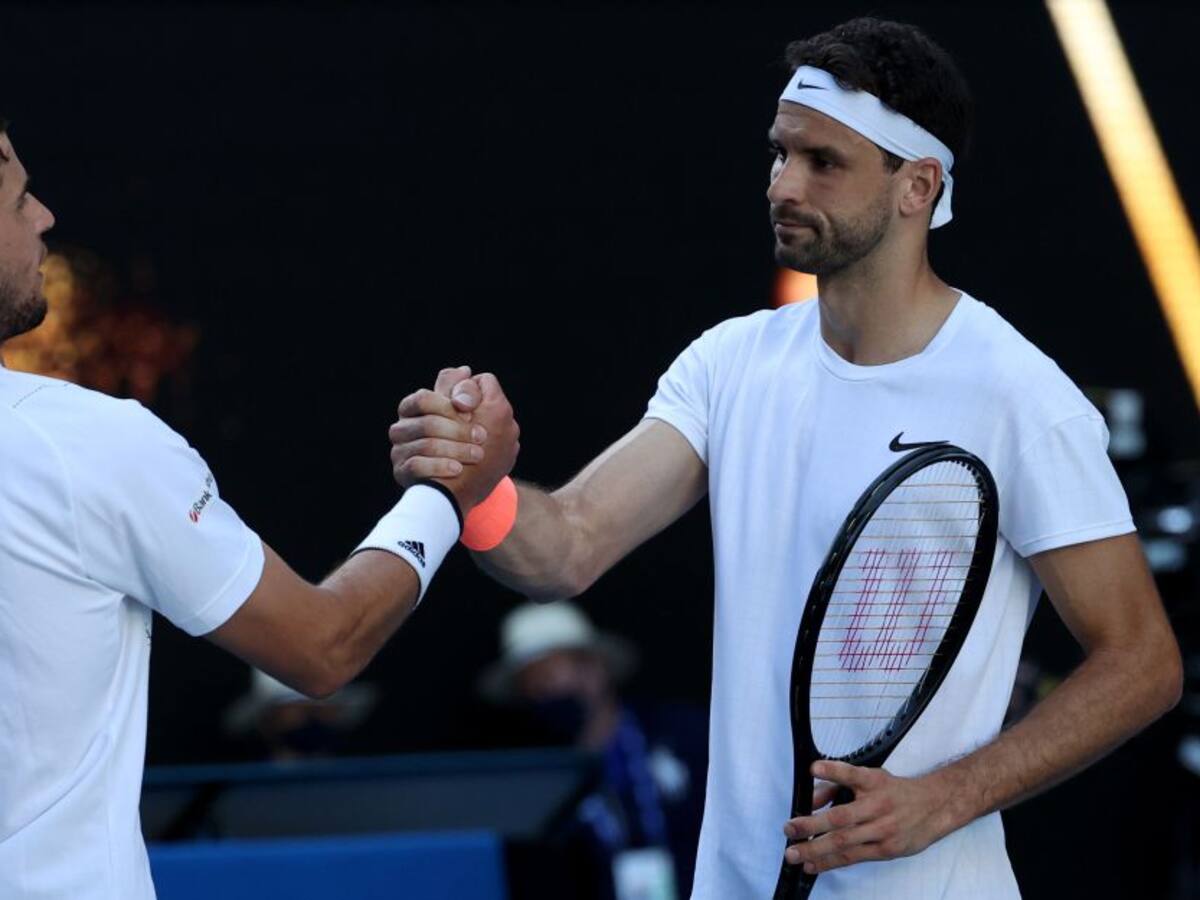 Dimitrov, a cuartos de Australia con una sorprendente paliza a Thiem