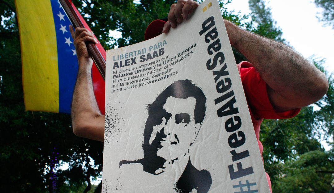 Manifestaciones que piden la ibertad de Alex Saab