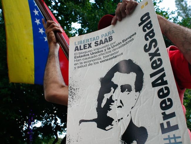 Manifestaciones que piden la ibertad de Alex Saab