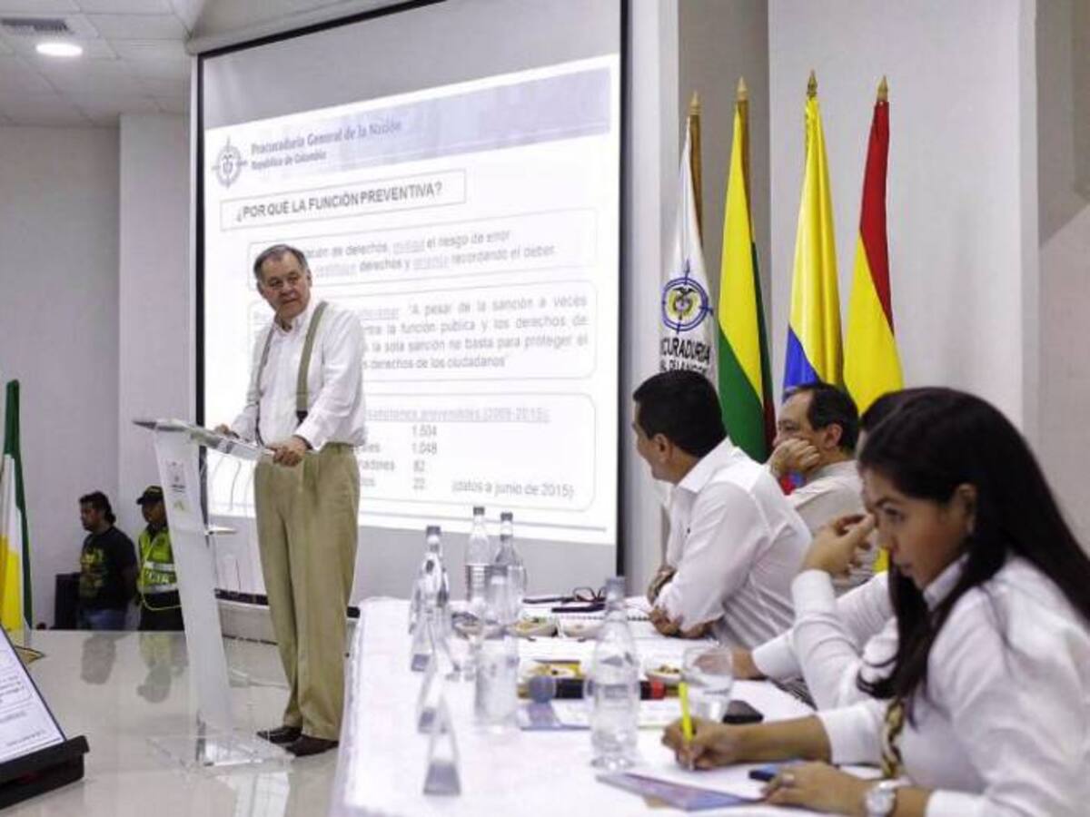 Procuraduría realiza taller de “100 y más Advertencias para una Exitosa Administración Territorial”