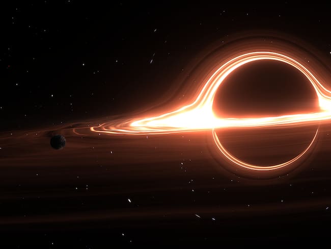 Imágenes de referencia sobre un agujero negro / vía Getty Images