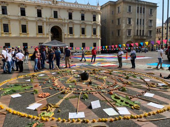 Protesta en Manizales