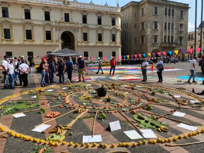 Protesta en Manizales