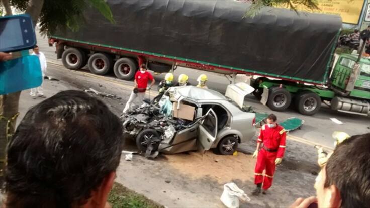 Mueren seis personas en trágico accidente de tránsito en Bucaramanga