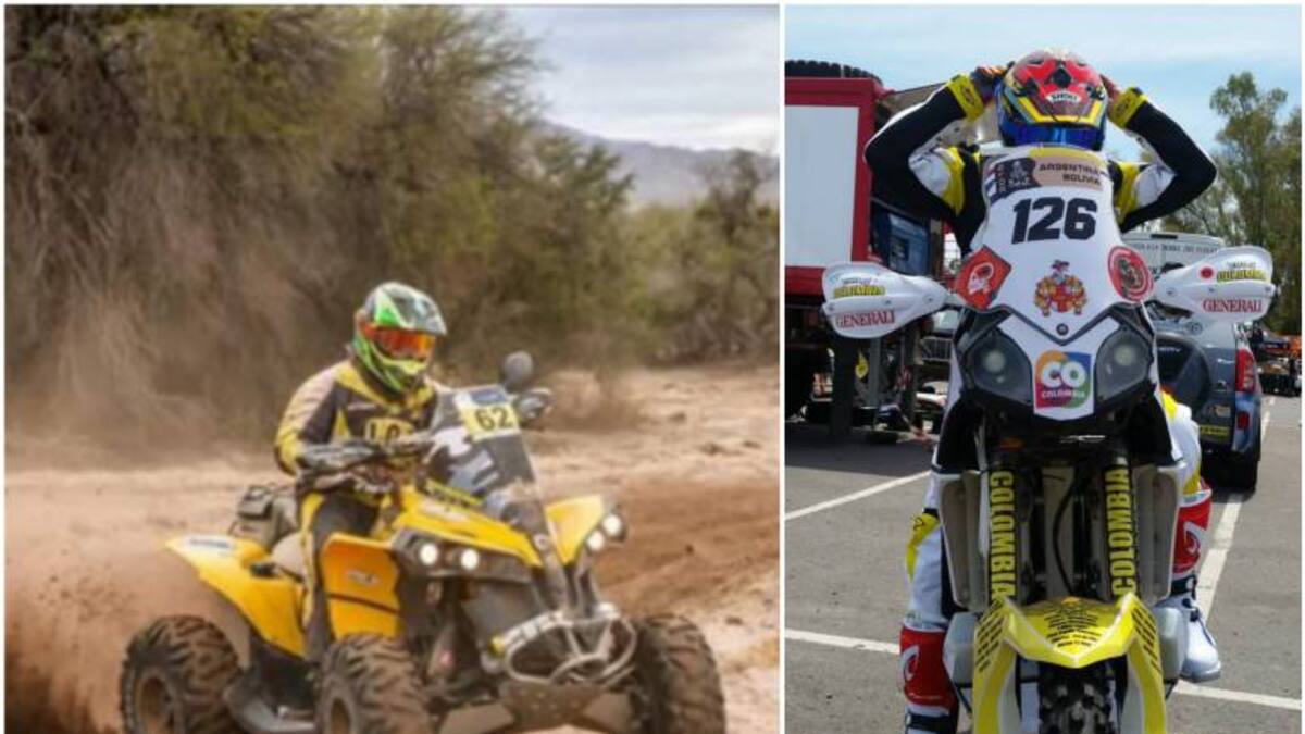 Colombianos en el Rally Dakar 2016.