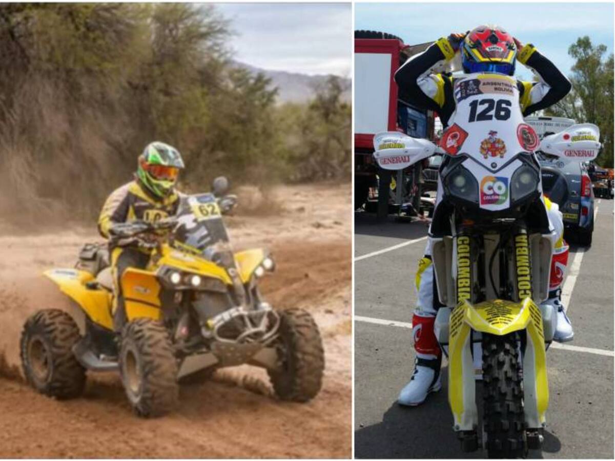 Colombianos en el Rally Dakar 2016.