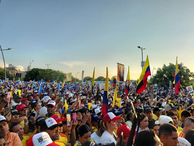 Manifestación en Montería. Foto: Caracol Radio/Claudia Hernández.