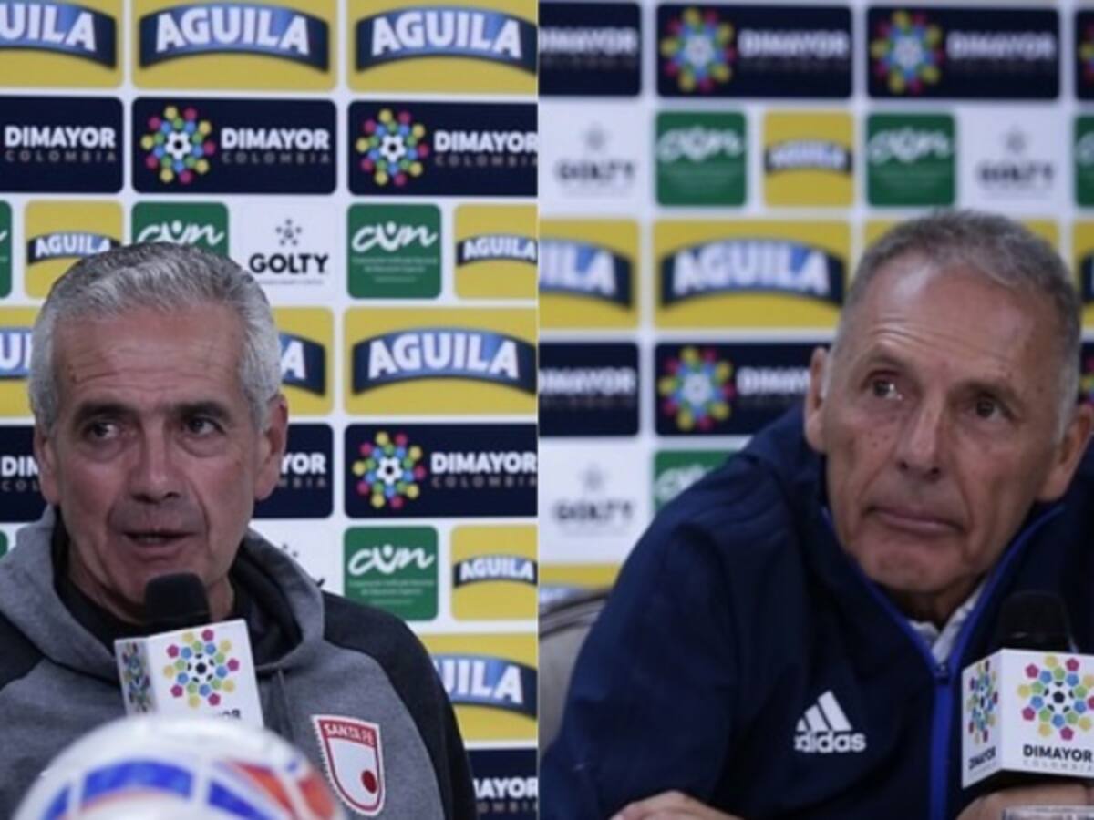 Rueda de prensa: Santa Fe y Millonarios previo al partido de vuelta