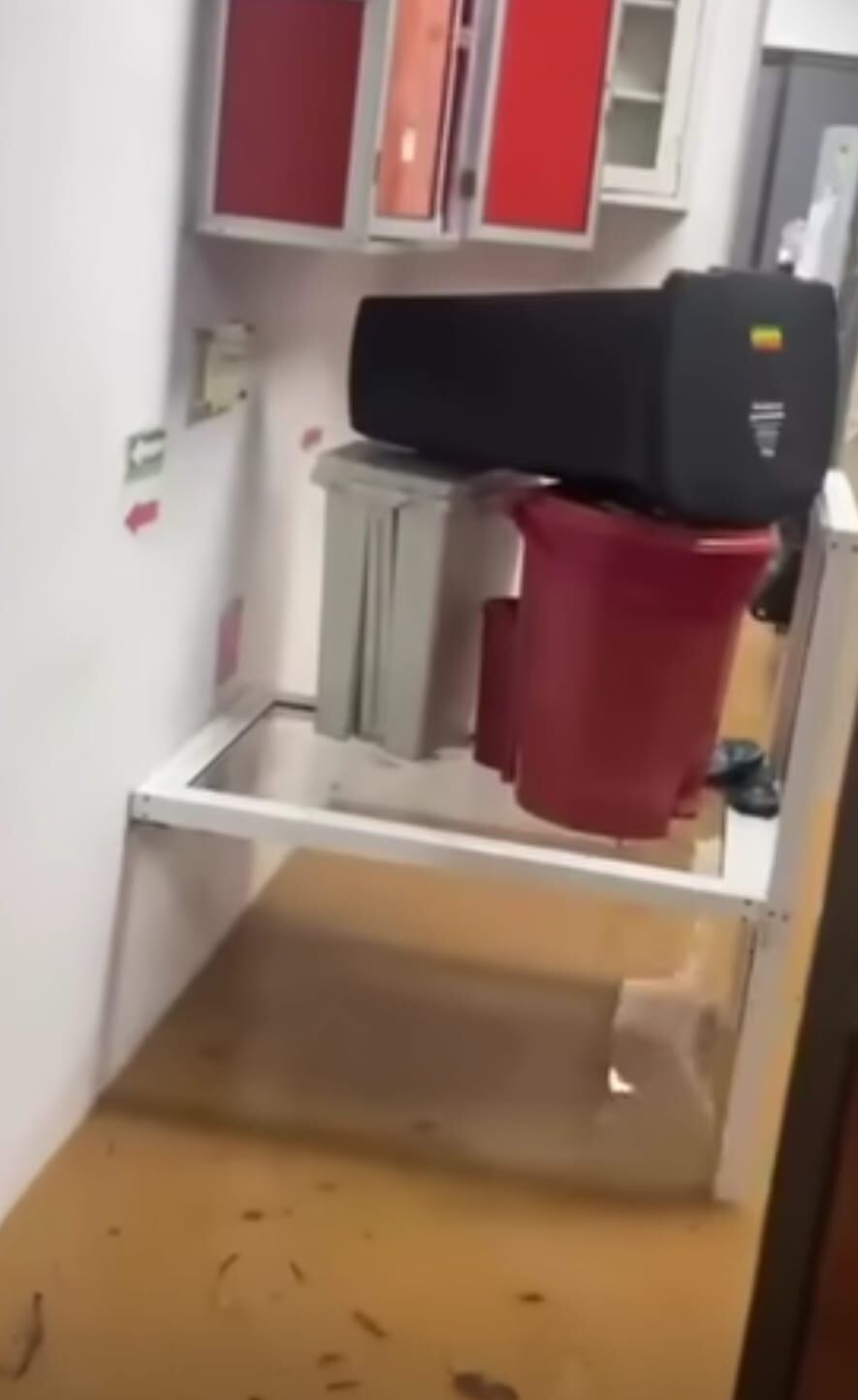 Se mantiene la alerta en zonas ribereñas del río Orteguaza. Foto Redes Sociales.