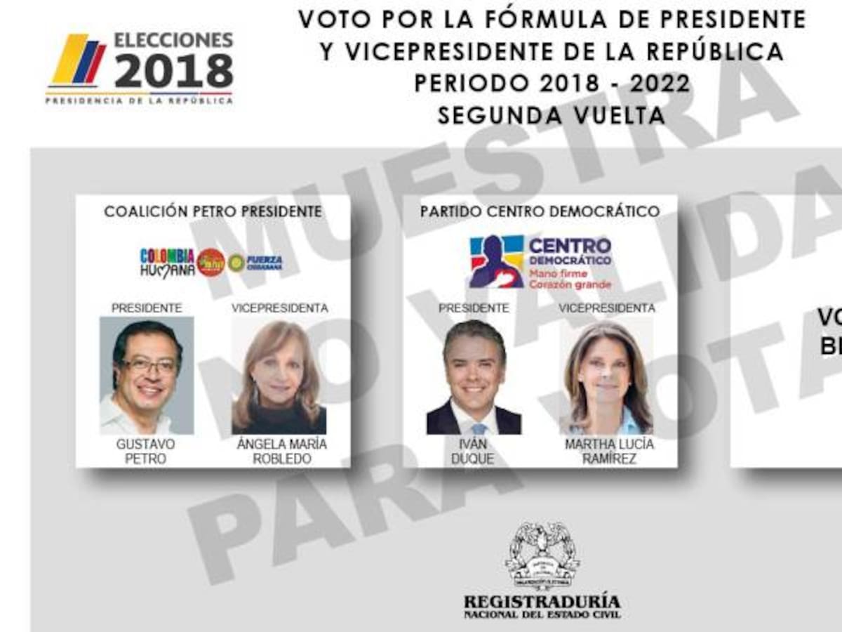 Voto en blanco no se retirará del tarjetón para la segunda vuelta