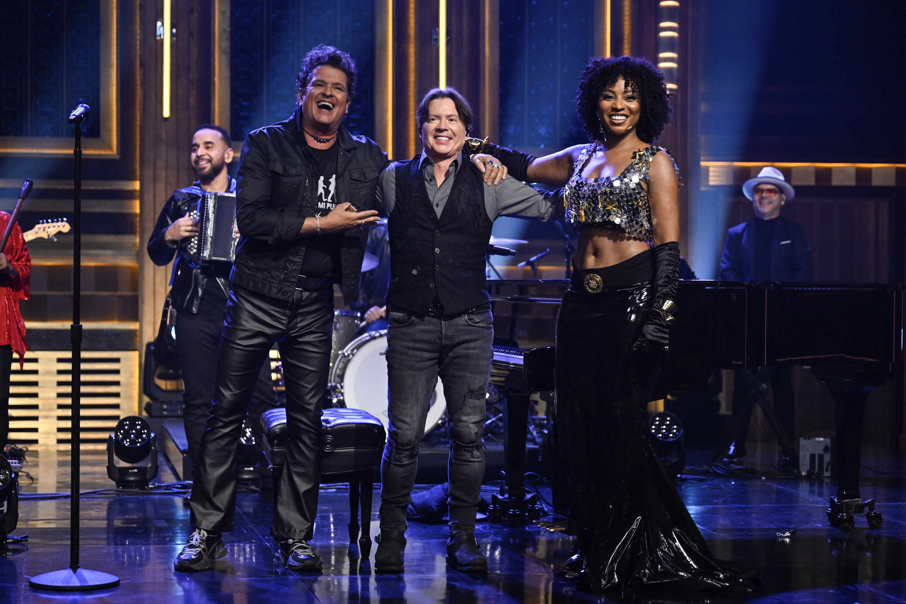 THE TONIGHT SHOW STARRING JIMMY FALLON -- Episode 2176 -- Pictured: (l-r) on Tuesday, September 2, 2025 -- (Photo by: Todd Owyoung/NBC)