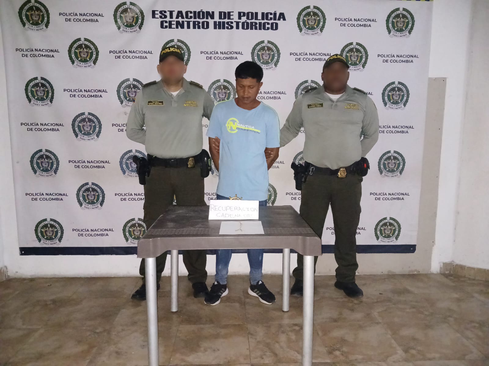 Fue capturado alias “el Joche” tras robar una cadena de oro a una turista
