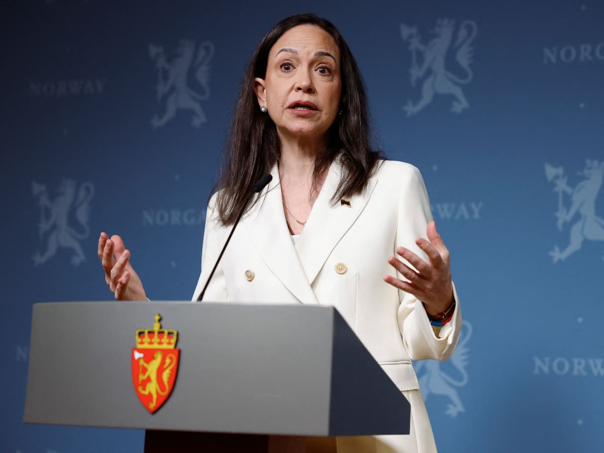 María Corina Machado deja Oslo y continúa recuperación tras fractura en una vértebra