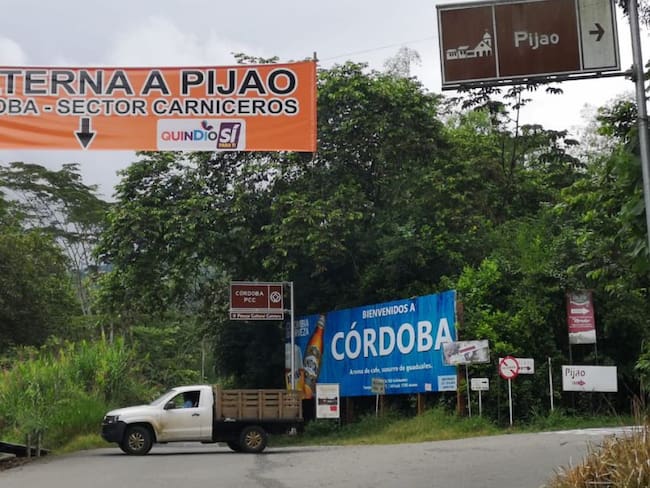 88% de comerciantes de Pijao le han disminuido las ventas por cierre de vía principal