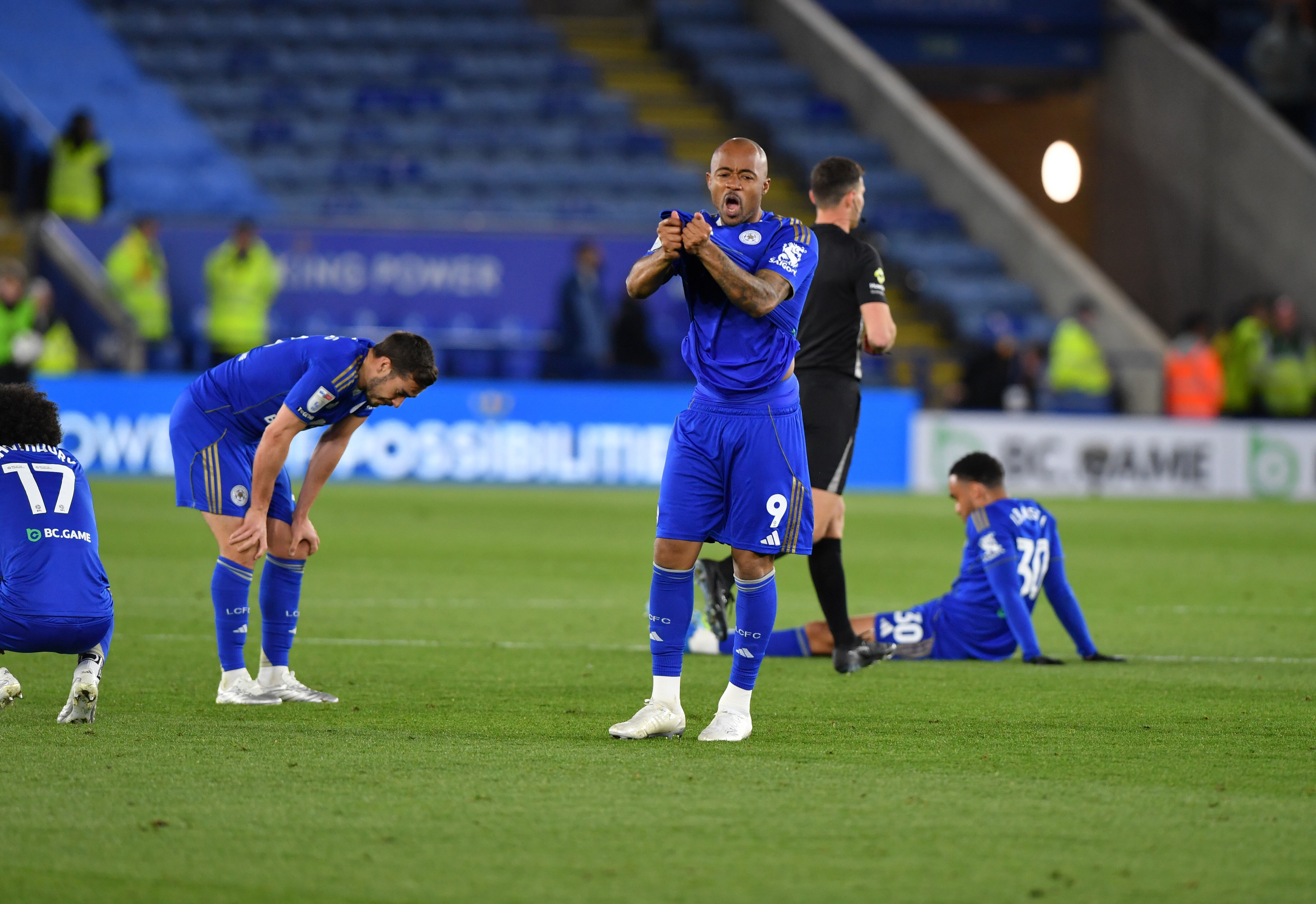 Leicester City tras su descenso a la League One de Inglaterra (tercera división). Foto: Getty Images.