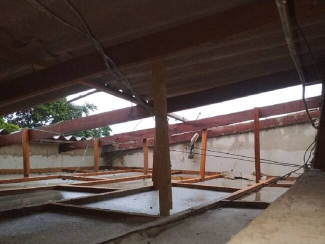 Vendaval destechó al menos 50 viviendas en Santo Tomás, Atlántico