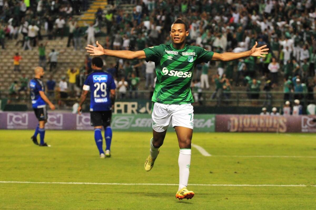 Harold Preciado fue el goleador del Deportivo Cali en el primer semestre del 2015, con 13 anotaciones