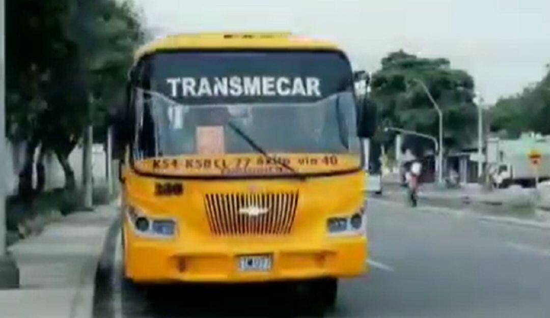 Bus de la empresa Transmecar