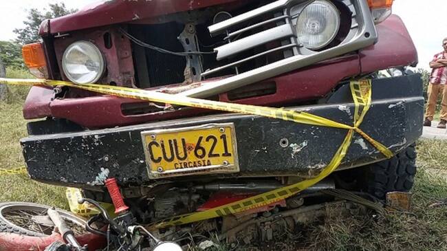 Accidente de tránsito vía Natagaima