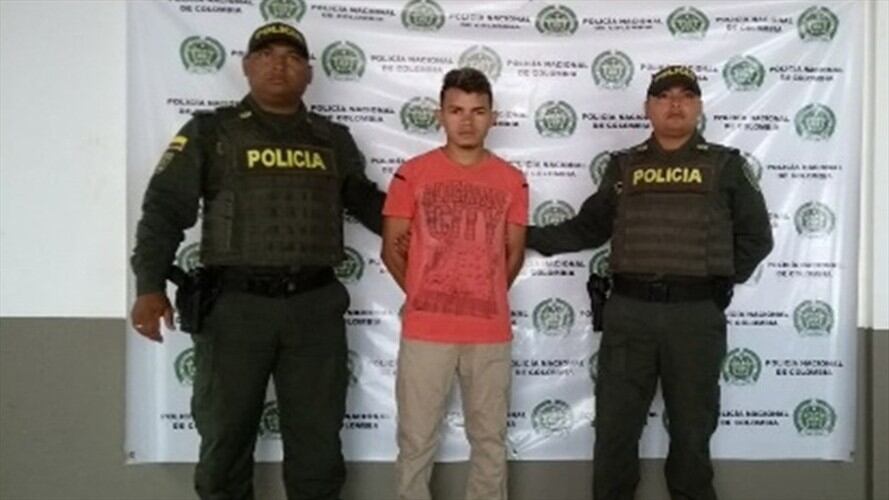 Daniel Tuberquia, de 19 años de edad, habría accedido carnalmente a una menor de 11 años. Foto: Policía Nacional