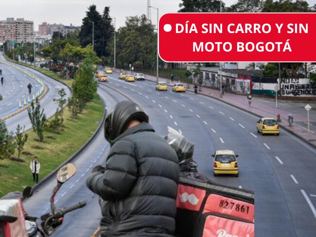 ¿Motos de domiciliarios pueden transitar ? Vehículos que pueden circular el Día Sin carro en Bogotá