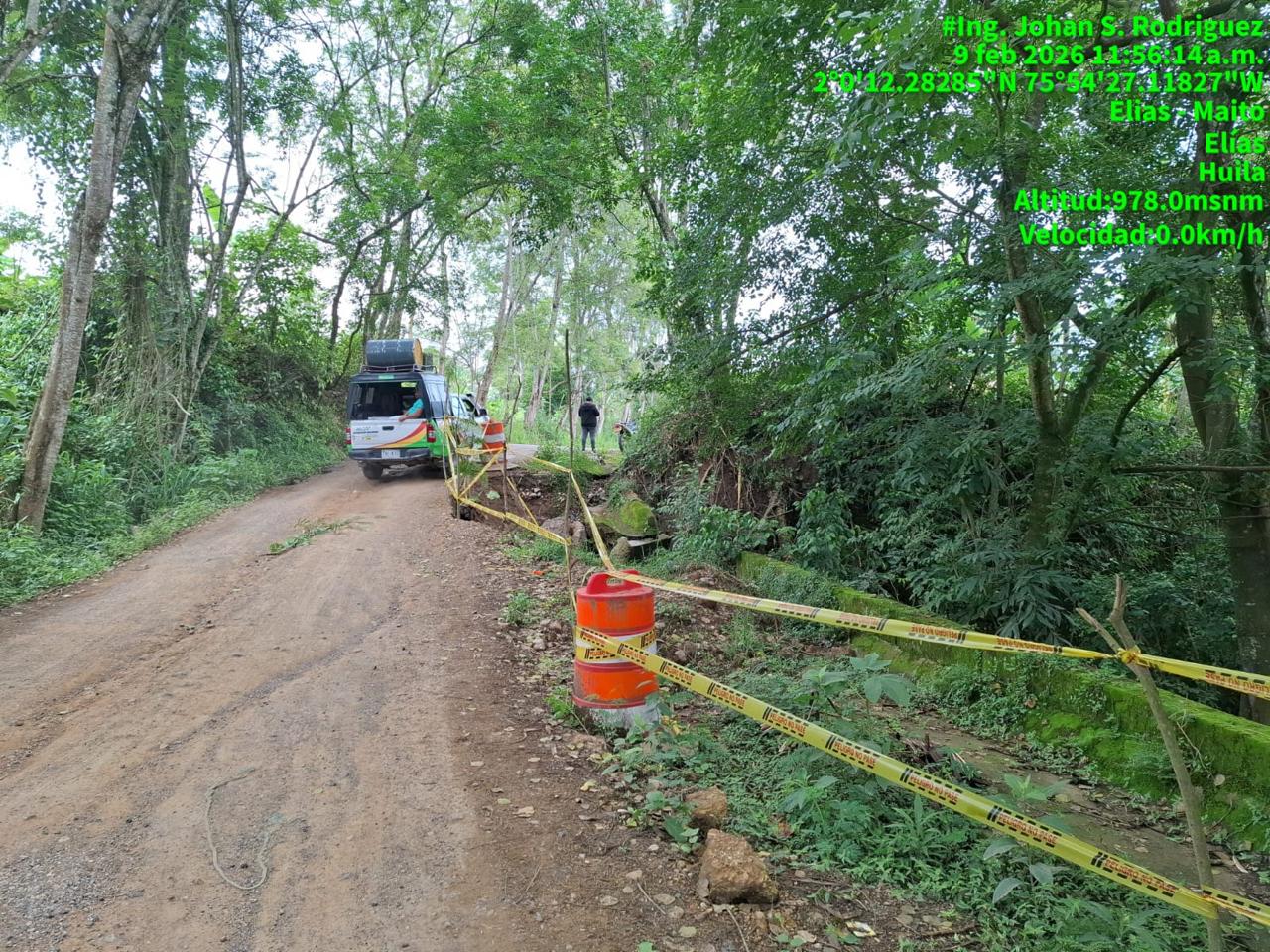 La vía La Palma-Elías es un corredor estratégico para la movilidad y conexión de los municipios de Timaná, Elías, Saladoblanco, Oporapa y Tarqui, en el sur del Huila. Foto Personería de Elías