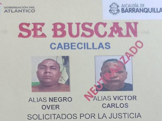 Cartel de los más buscados por la Policía