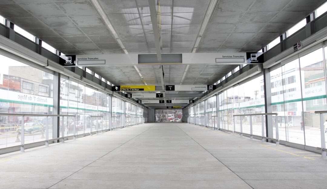 Troncal de Transmilenio.