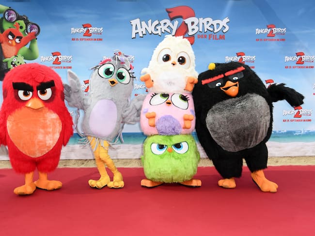 BERLIN, GERMANY - SEPTEMBER 01: Angry Birds attends the premiere of the movie "Angry Birds 2 - Der Film" at CineStar on September 01, 2019 in Berlin, Germany. (Photo by Matthias Nareyek/Getty Images for Sony Pictures)