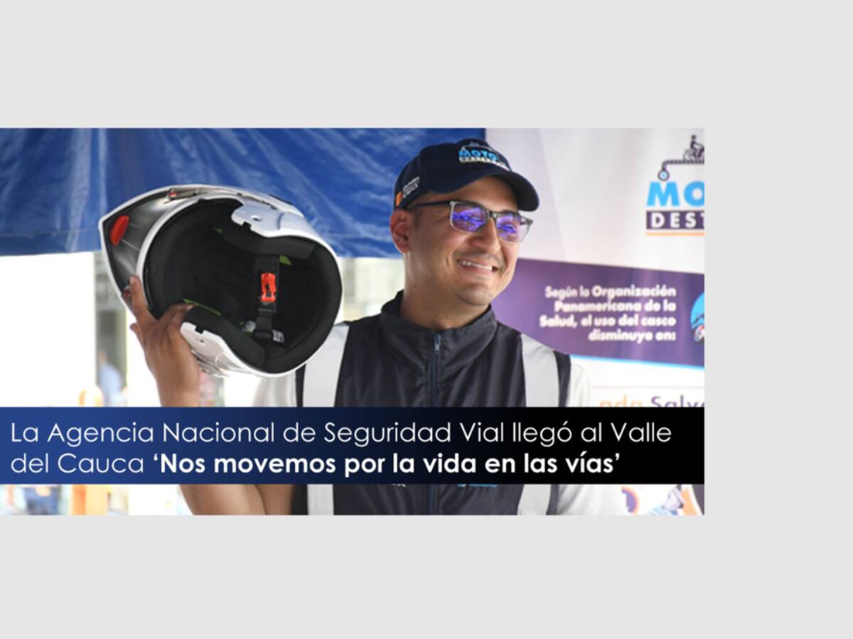 ‘Nos movemos por la vida en las vías’: una estrategia para disminuir los siniestros viales