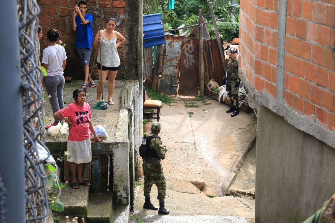 En el barrio Brisas de Mayo, ladera occidental de Cali, se cometió la masacre.
