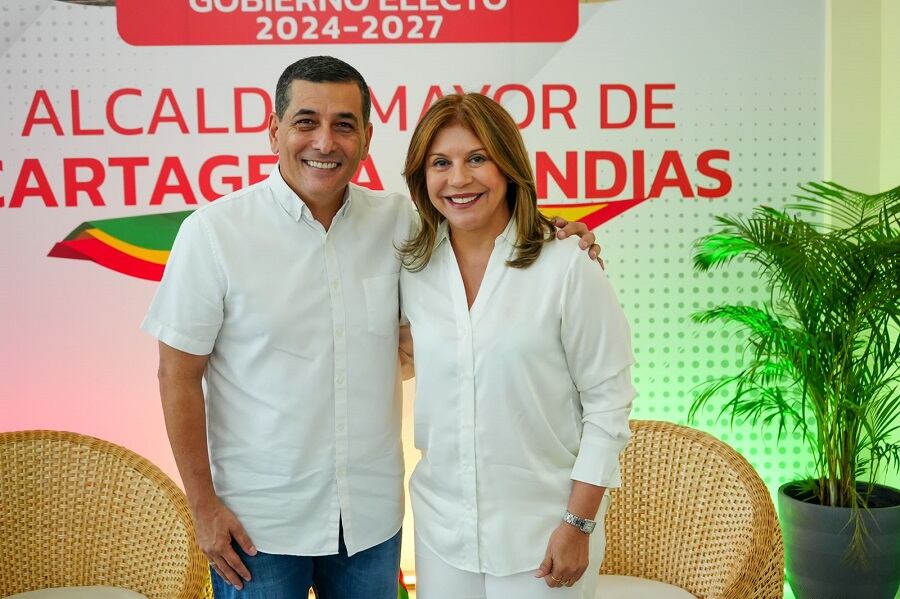 Dumek Turbay y Claudia Espinosa