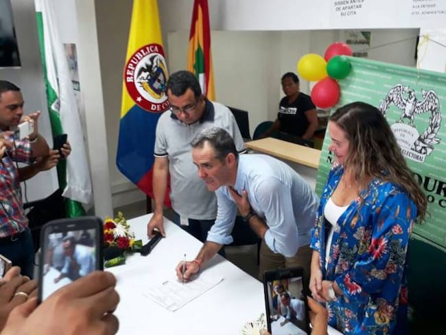 Andrés Betancourt se inscribió a las atípicas de Cartagena por ASI