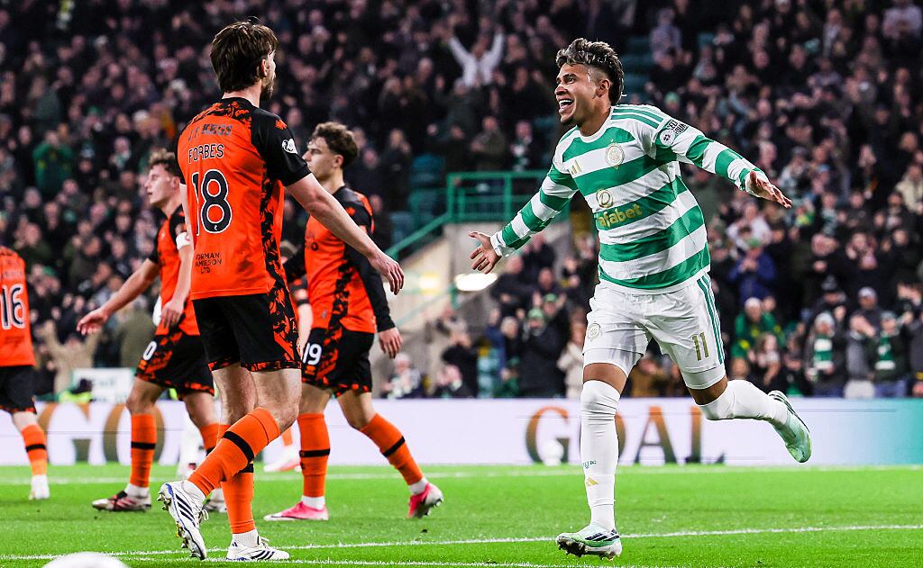 Video: Nueva anotación de Camilo Durán y mantiene su racha goleadora con el Celtic de Escocia. (Photo by Craig Williamson/SNS Group via Getty Images)