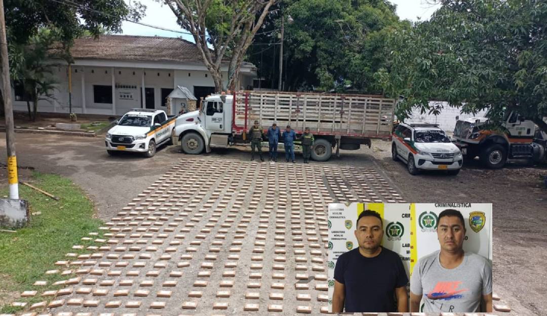 Foto: Policía Huila-Incautación de clorhidrato de coca