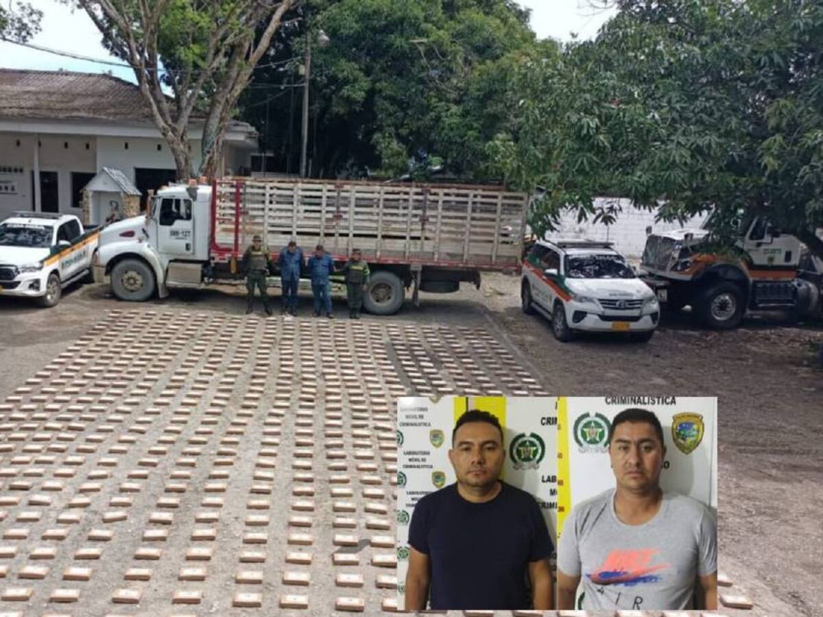 Cerca de 800 kilos de coca fueron incautados en el Huila