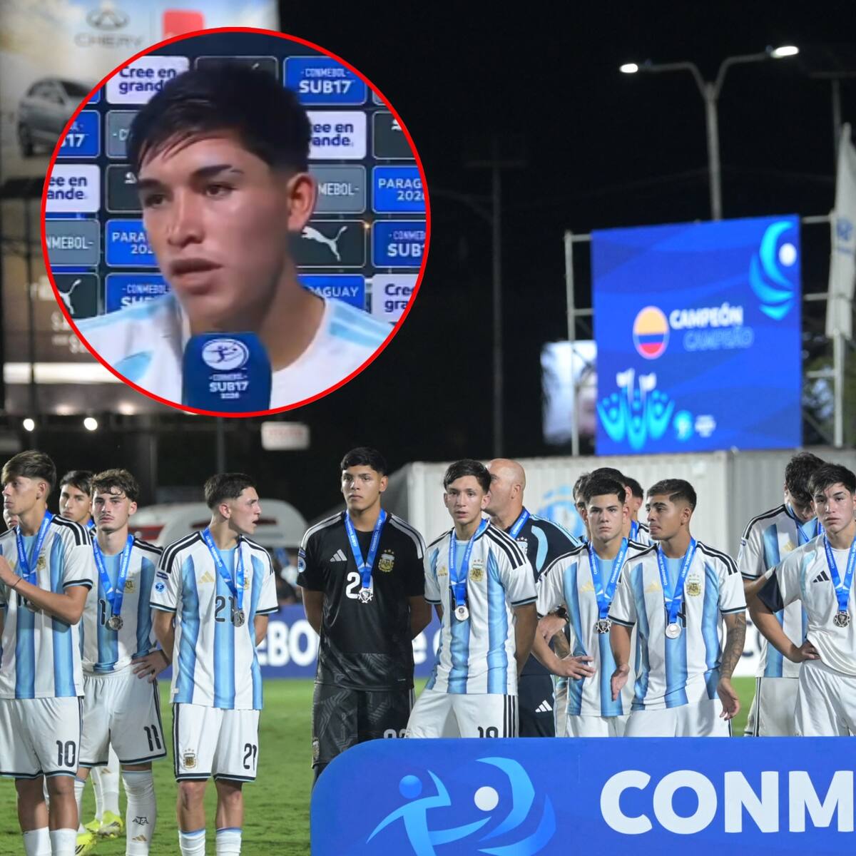 Prensa internacional rechaza palabras de jugador de Argentina Sub-17 contra Colombia: “exabrupto”