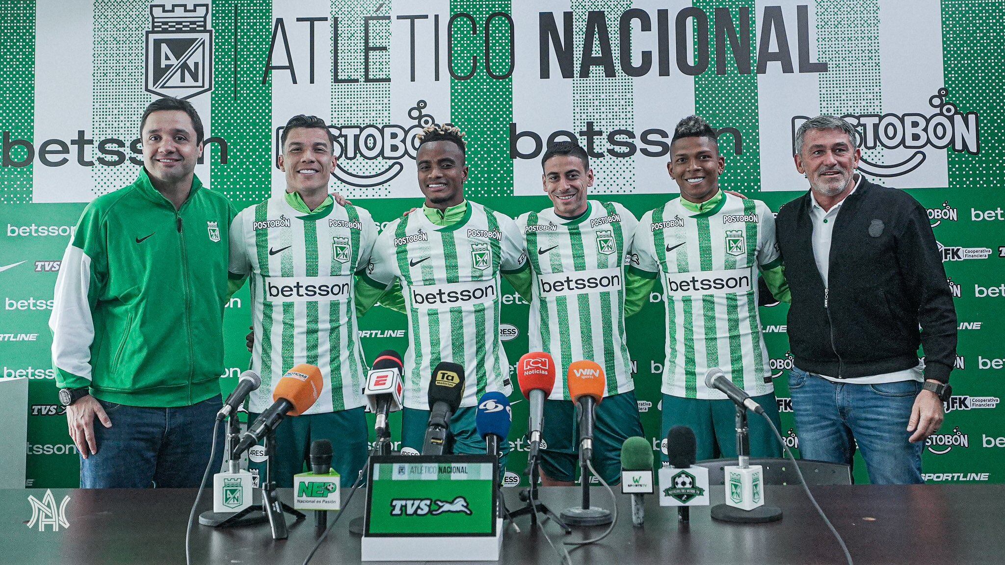 Presentación refuerzos 2025 Nacional. Tomada: Atlético Nacional
