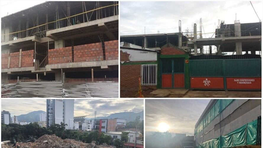 Los líderes denuncian retrasos y fallos estructurales en las construcciones del Sena. Foto: Redacción W Radio