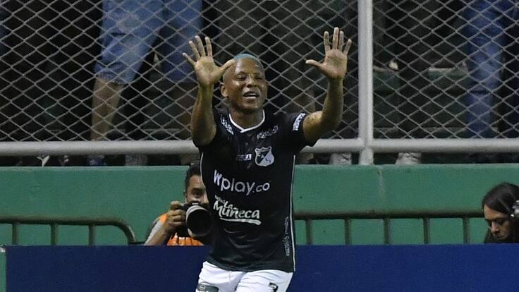 Jhon Vásquez, jugador del Deportivo Cali, en El Alargue de Caracol Radio