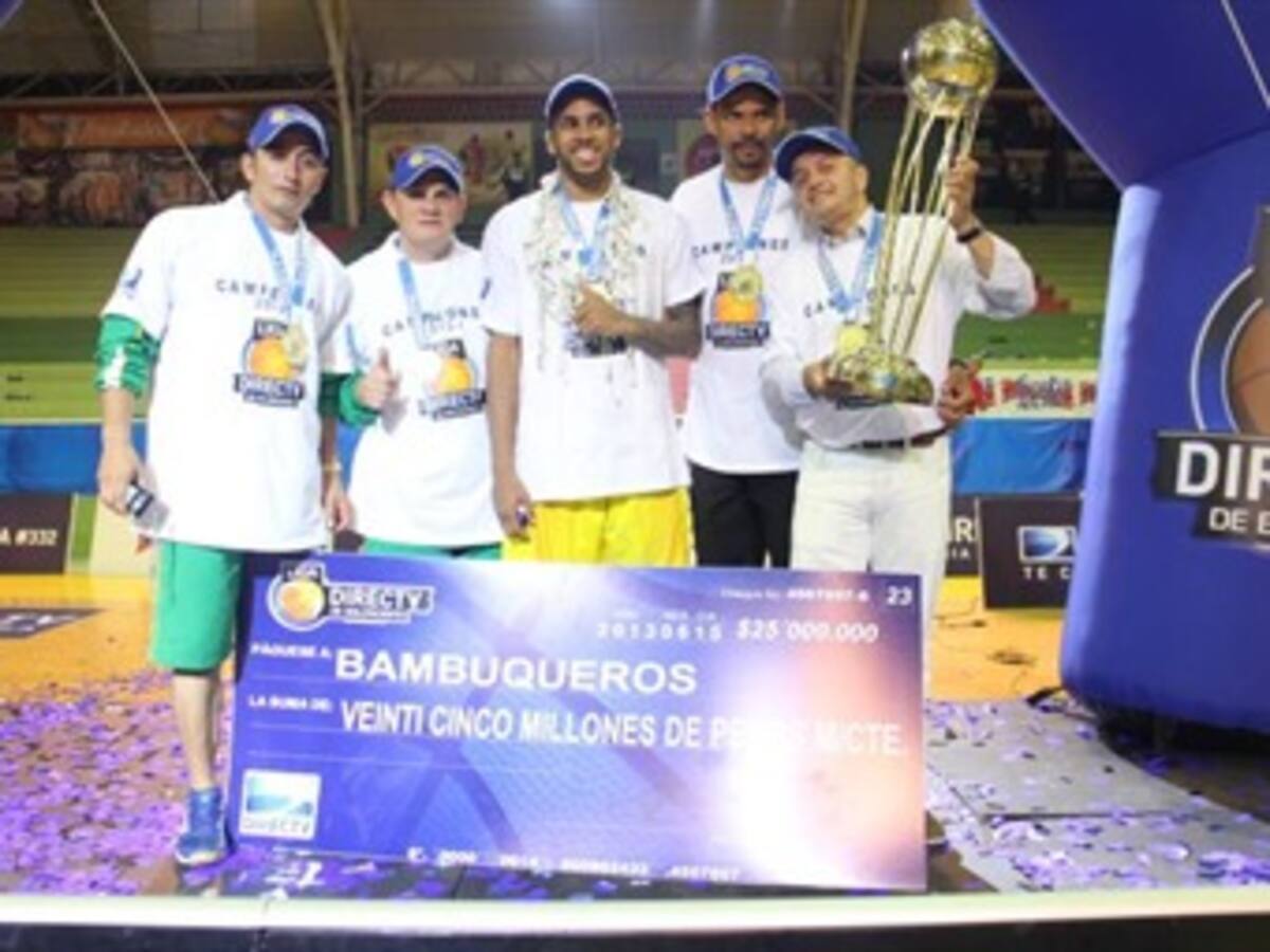 Bambuqueros recibió $25 millones como premio por el título de la Liga de Baloncesto
