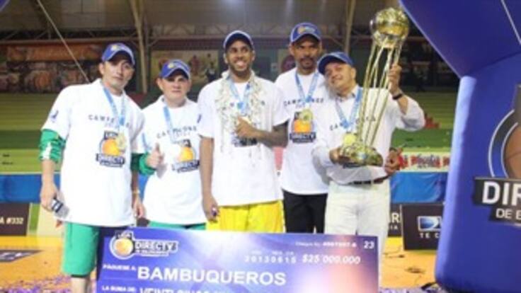 Bambuqueros recibió $25 millones como premio por el título de la Liga de Baloncesto