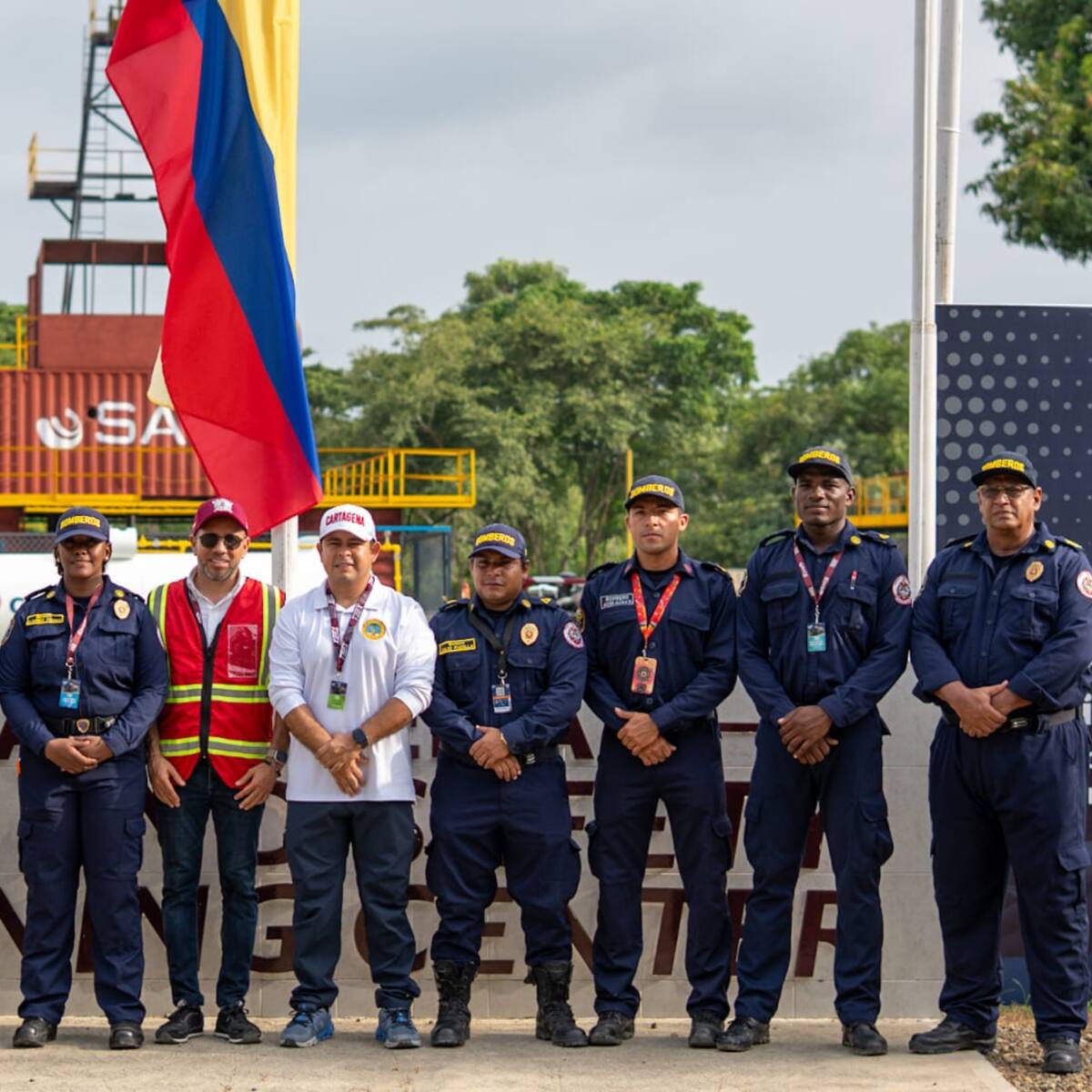 Bomberos de Cartagena se capacitan en prácticas internacionales con instructores norteamericanos