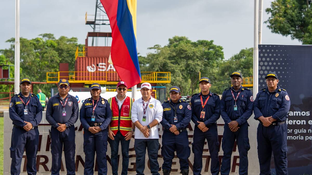 Bomberos de Cartagena se capacitan en prácticas internacionales con instructores norteamericanos