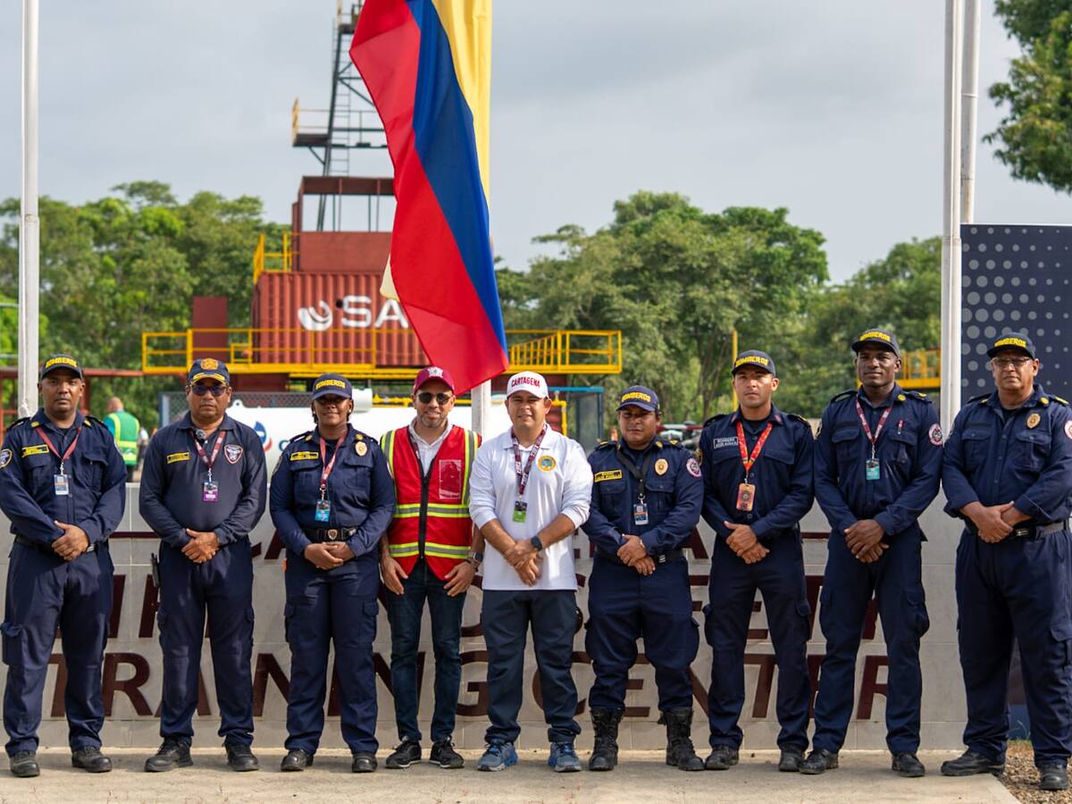 Bomberos de Cartagena se capacitan en prácticas internacionales con instructores norteamericanos