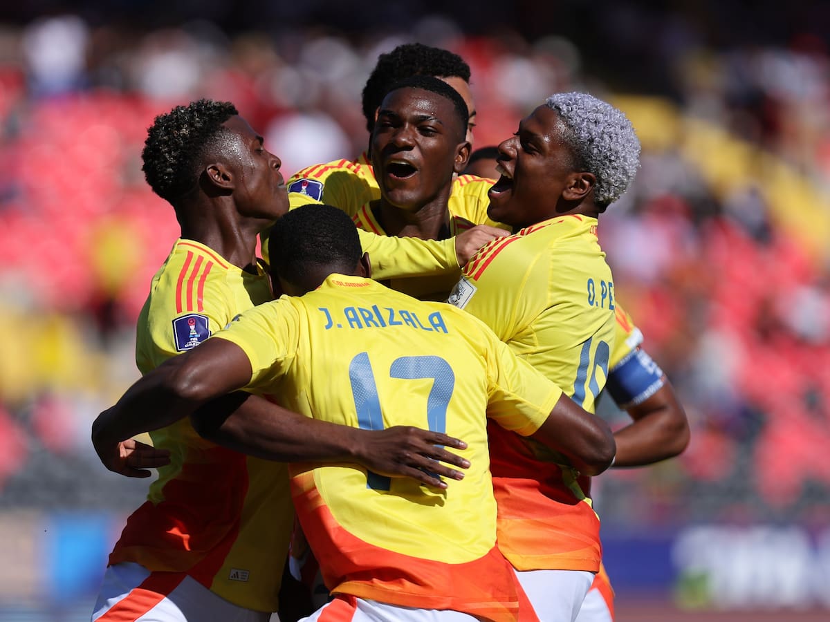 Colombia venció a Sudáfrica y avanzó a cuartos de final del Mundial Sub-20