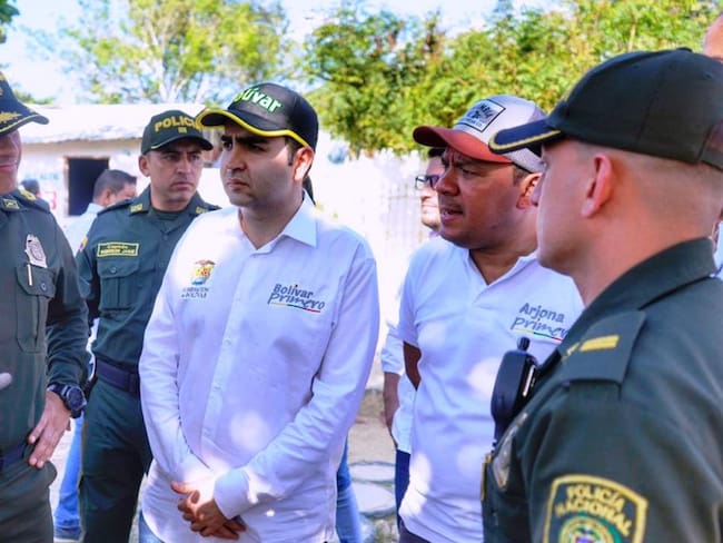 Gobernador de Bolívar realizó caravana por la seguridad en Arjona