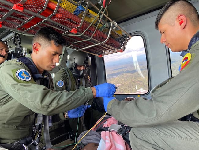 Trasladan a Medellín a herido por mina antipersona en Chocó